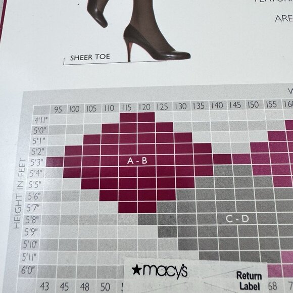 HANES Silk Reflections Control Top Pantyhose Sz AB Color Gentlebrown - Picture 7 of 8